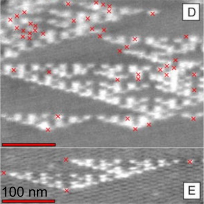 a physical realisation of a cellular automaton executed using self-assembling DNA tiles